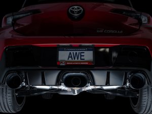 Toyota GR Corolla Performance Exhaust - AWE Tuning - Track Edition - Diamond Black - `23-`27